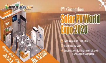 Bienvenue pour visiter le stand de Bluesun sur Solar PV World Expo 2023 (PV Guangzhou)