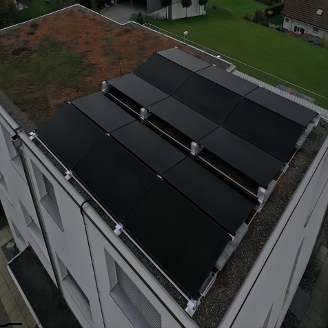 Système solaire Bluesun 6.6kW en Suisse
