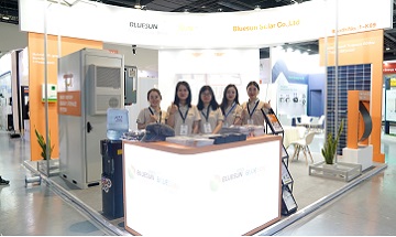 L'équipe Bluesun au Solar & Storage Live Philippines 2024