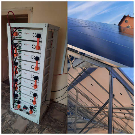 Système solaire hors réseau Bluesun 20kw en Serbie