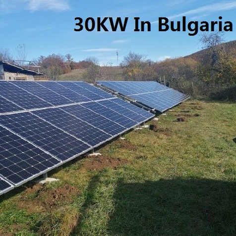  Bluesun 30KW système solaire en bulgarie