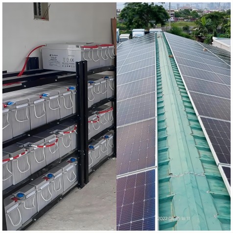 Système solaire hybride Bluesun 30kW aux Philippines
